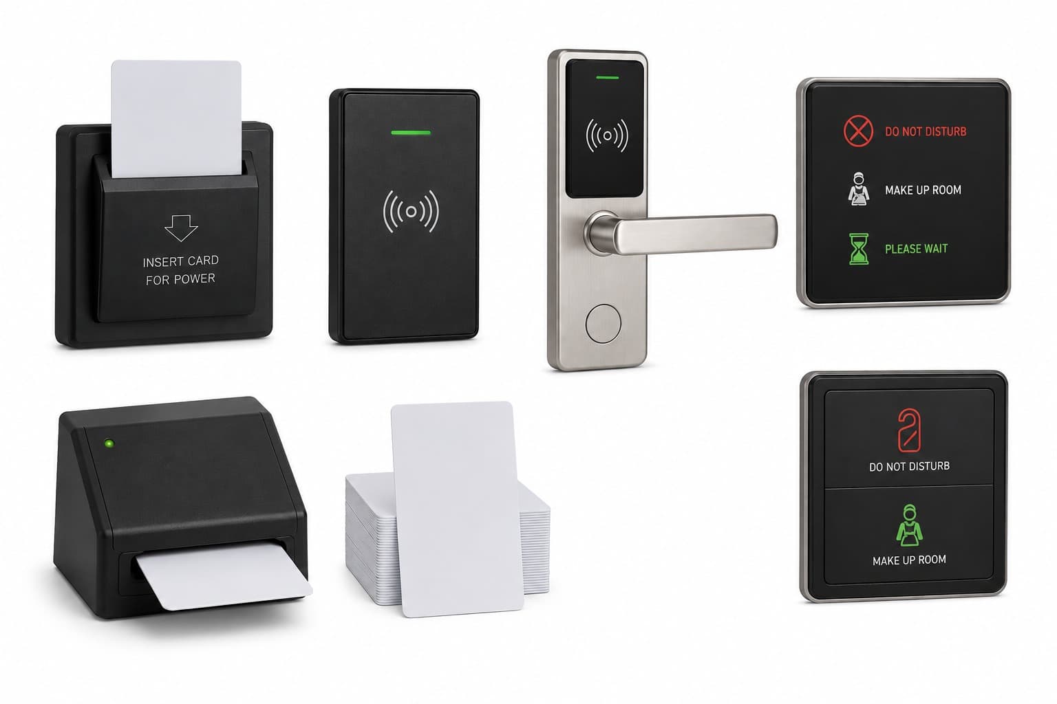 Hotel Key Card System & DND panel — 