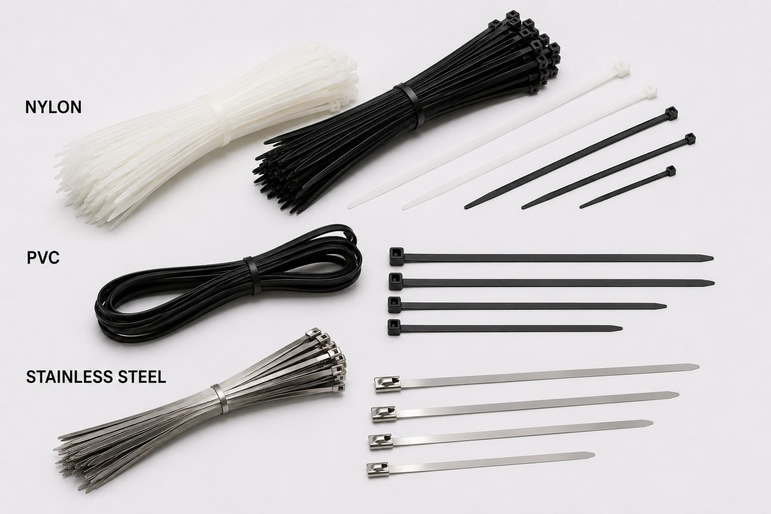 Cable Ties — Panduit, HellermannTyton, 3M, ABB