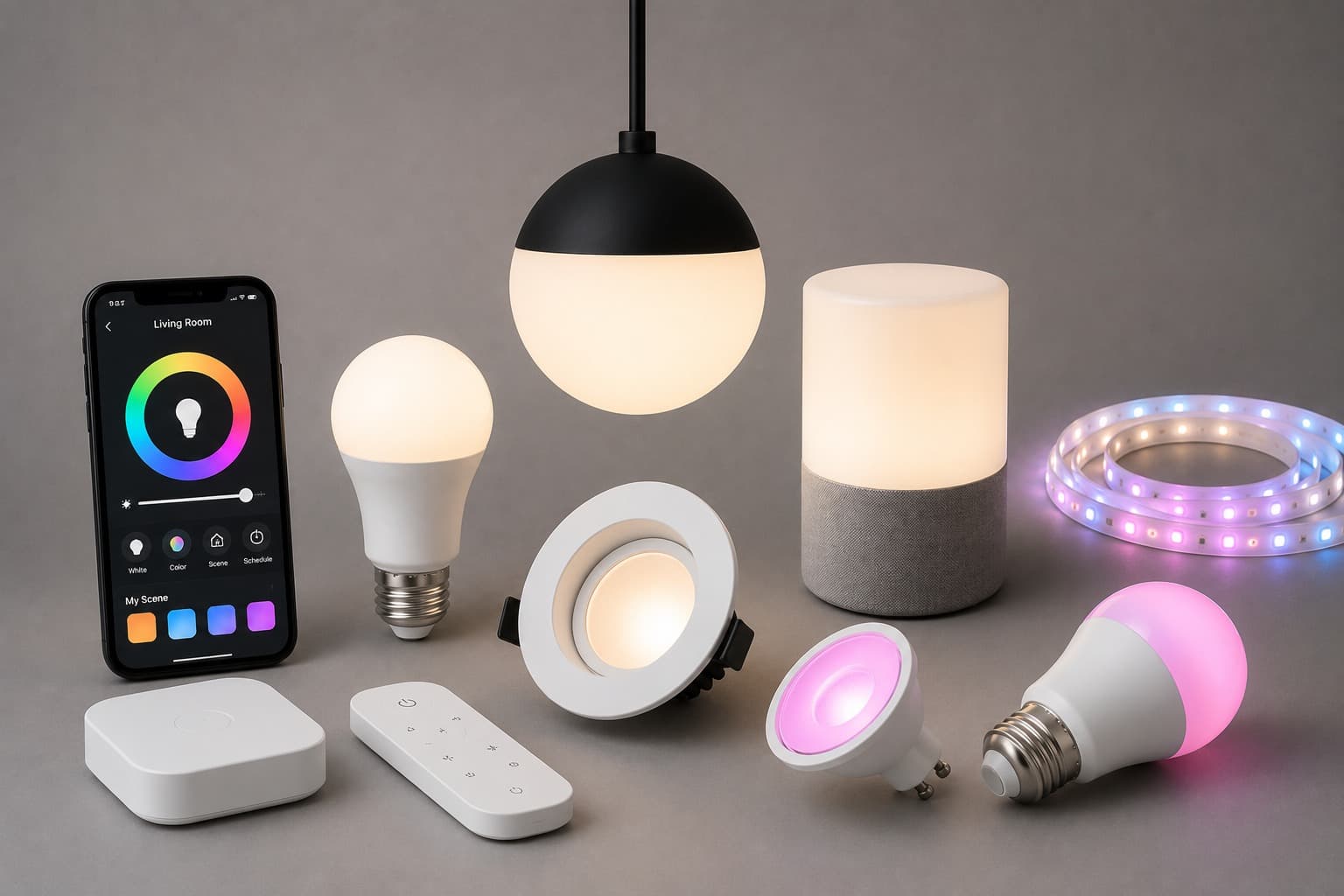 Smart Home Lights — Philips Hue, Wipro, Havells, Syska