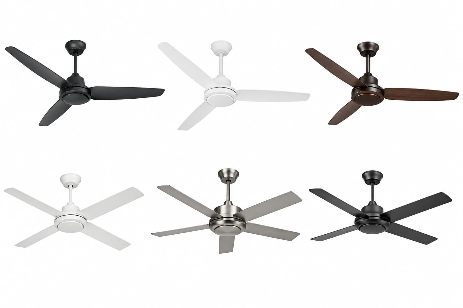 Ceiling Fans — Havells, Crompton, Orient Electric, Usha